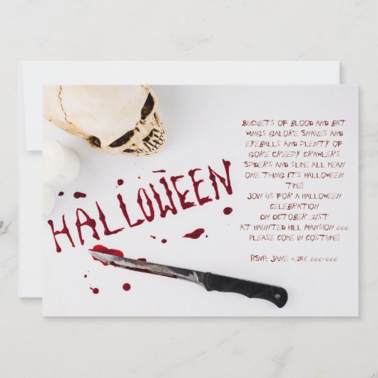 Bloody Halloween Party (Voorkant)