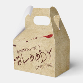 Bloody Halloween Party Favor Box Bedankdoosjes