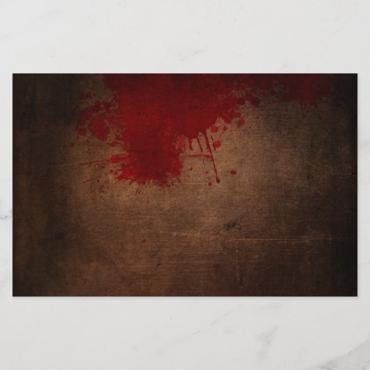 Bloody Halloween Party Flyer (Achterkant)