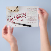 Bloody Halloween Party Flyer (Hand)