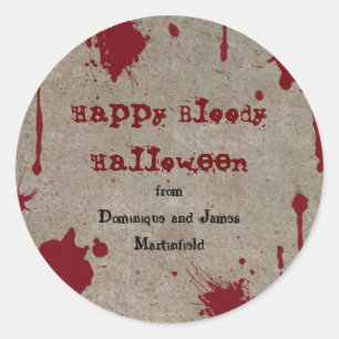 Bloody Halloween sticker
