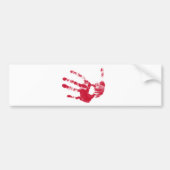 Bloody Hand Bumpersticker (Voorkant)