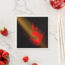 Bloody Hand Print Servet