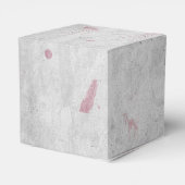 Bloody-handafdruk Halloween Bedankdoosjes (Achterkant)