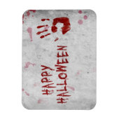 Bloody-handafdruk Halloween Magneet (Verticaal)