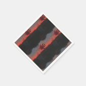 Bloody-handafdruk Halloween Servet (Hoek)