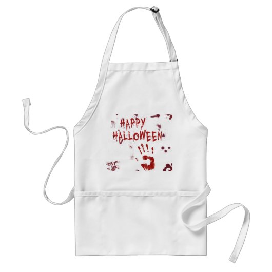 Bloody-handdruk Halloween - Schort (Voorkant)