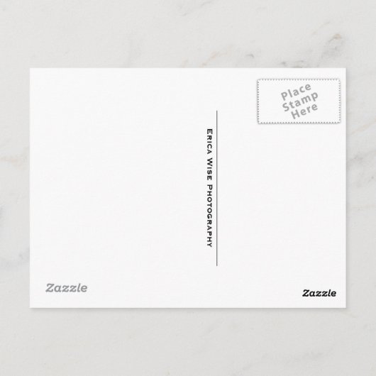 Bloody HandPrint Briefkaart (Achterkant)