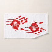 Bloody Hands Hand Towel Handdoek (Handdoek)