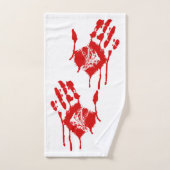 Bloody Hands Hand Towel Handdoek (Handdoek)