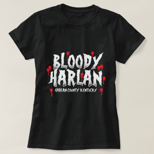 Bloody Harlan Harlan County Ky T-shirt (Design voorkant)