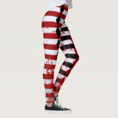 Bloody Harlequin Black, White en Red Leggings (Rechts)