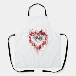 Bloody Heart Gothic Gothic Black Hearts Schort