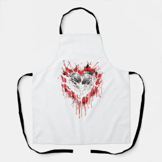 Bloody Heart Gothic Gothic Black Hearts Schort