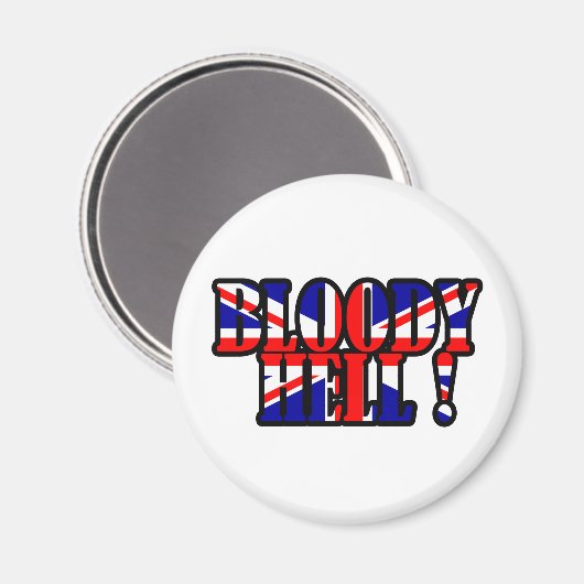 Bloody hel! magneet (Voorkant / Achterkant)