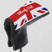 Bloody Hell Funny Britse Humor Expression Golfheadcover (3/4 voorkant)