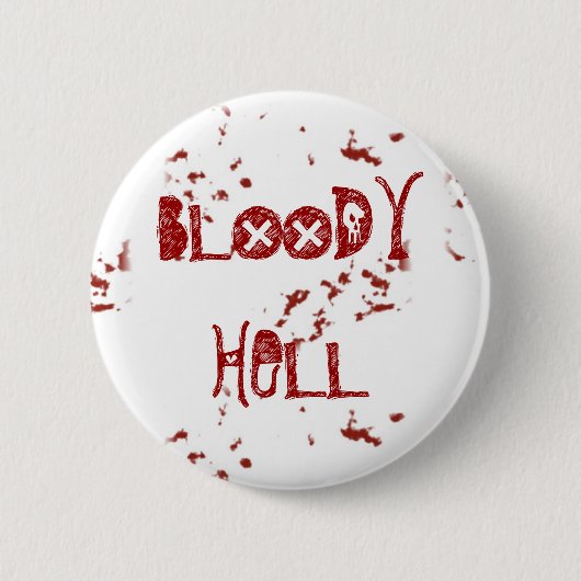Bloody Hell Ronde Button 5,7 Cm (Voorkant)