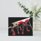 Bloody Knife II Briefkaart (Staand voorkant)
