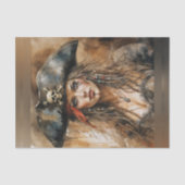 Bloody Lady Pirate Captain Decoupage Papier (Voorkant)