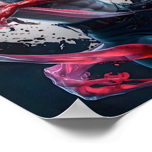 Bloody Male Vampire Warrior Poster Art (Hoek)