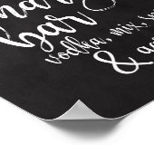 Bloody Mary Bar, 8 x 10 bruiloft bord Poster (Hoek)