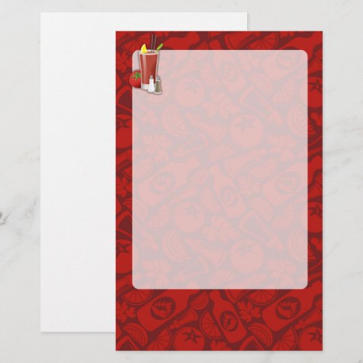 Bloody Mary Briefpapier (Voorkant / Achterkant)