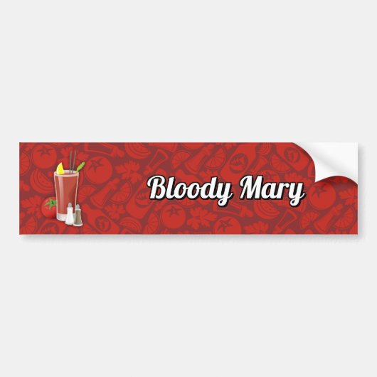 Bloody Mary Bumpersticker (Voorkant)