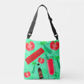 Bloody Mary Cocktail Crossbody Tas (Voorkant)
