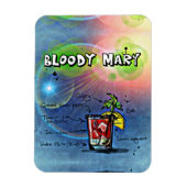 Bloody Mary Cocktail Drink Receptenmagneet Magneet (Verticaal)