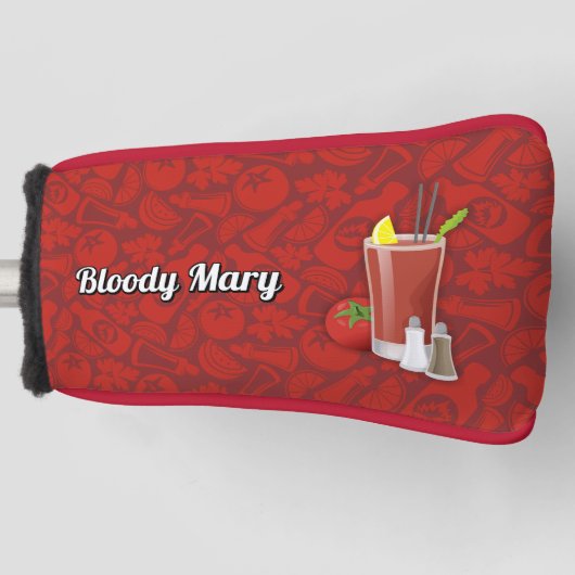 Bloody Mary Cocktail Golfheadcover (Voorkant)