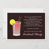 Bloody Mary Cocktail Kaart (Voorkant)