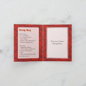 Bloody Mary Cocktail Kaart (Binnen)