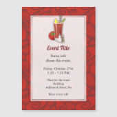 Bloody Mary Cocktail Magnetische uitnodiging (Voorkant)