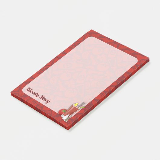 Bloody Mary Cocktail Post-it® Notes (Schuin)