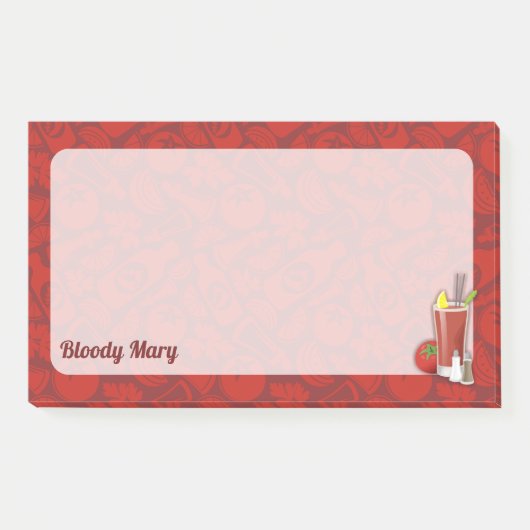 Bloody Mary Cocktail Post-it® Notes (Voorkant)