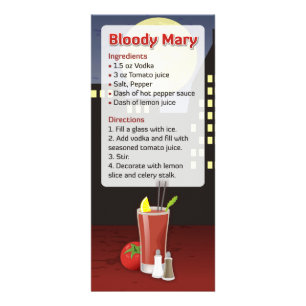 Bloody Mary Cocktail Recept Uitnodiging
