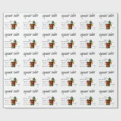 Bloody Mary Cocktail Recipe Cadeaupapier (Vlak)