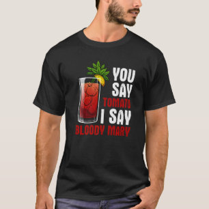 Bloody Mary Design Mannen Vrouwen Mix Vodka Drink T-shirt