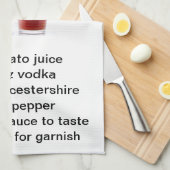 Bloody Mary Dish Towel Theedoek (Quarter Fold)