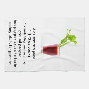 Bloody Mary Dish Towel Theedoek