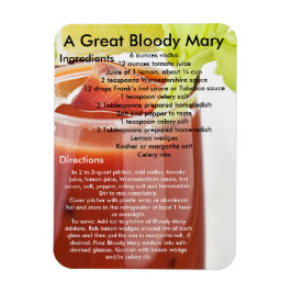 Bloody Mary Drink Receptenmagneet Magneet