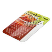 Bloody Mary Drink Receptenmagneet Magneet (Linkerzijde)
