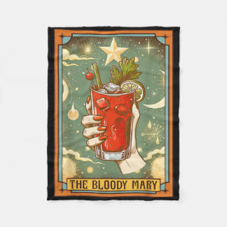 Bloody Mary Drink staart de Bloody Mary Tarot ca Fleece Deken