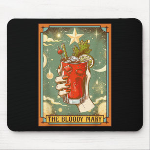 Bloody Mary Drink staart de Bloody Mary Tarot ca Muismat