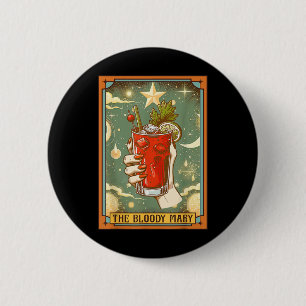 Bloody Mary Drink staart de Bloody Mary Tarot ca Ronde Button 5,7 Cm