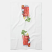 Bloody Mary en hete saus Theedoek (Verticaal)
