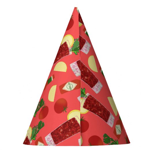 Bloody Mary Feesthoedjes (Achterkant)