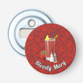 Bloody Mary Flesopener Button Flesopener (Voorkant)