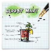 Bloody Mary Foto Afdruk (Voorkant)