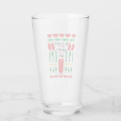 Bloody Mary Glass - Block Print Design Glas (Achterkant)